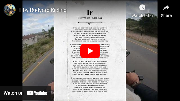 “If” by Rudyard Kipling 0 (0)